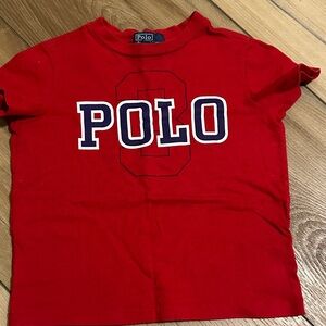 Polo by Ralph Lauren Red Graphic Tee